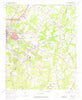 Athens East Georgia Historical topographic map, 1:24000 scale, 7.5 X 7.5 Minute, Year 1964