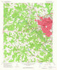 Athens West Georgia Historical topographic map, 1:24000 scale, 7.5 X 7.5 Minute, Year 1964