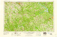 Athens Georgia Historical topographic map, 1:250000 scale, 1 X 2 Degree, Year 1959