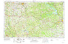 Athens Georgia Historical topographic map, 1:250000 scale, 1 X 2 Degree, Year 1953