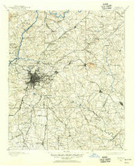Atlanta Georgia Historical topographic map, 1:125000 scale, 30 X 30 Minute, Year 1888