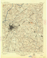 Atlanta Georgia Historical topographic map, 1:125000 scale, 30 X 30 Minute, Year 1895