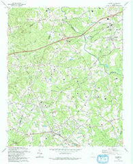 Auburn Georgia Historical topographic map, 1:24000 scale, 7.5 X 7.5 Minute, Year 1993