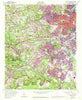 Augusta West Georgia Historical topographic map, 1:24000 scale, 7.5 X 7.5 Minute, Year 1957