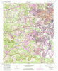 Augusta West Georgia Historical topographic map, 1:24000 scale, 7.5 X 7.5 Minute, Year 1957