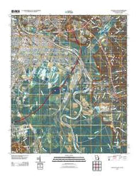 Augusta East Georgia Historical topographic map, 1:24000 scale, 7.5 X 7.5 Minute, Year 2011
