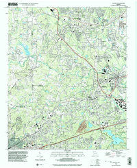 Austell Georgia Historical topographic map, 1:24000 scale, 7.5 X 7.5 Minute, Year 1999