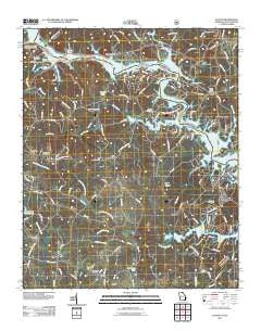 Avalon Georgia Historical topographic map, 1:24000 scale, 7.5 X 7.5 Minute, Year 2011