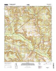 Avondale Georgia Current topographic map, 1:24000 scale, 7.5 X 7.5 Minute, Year 2014