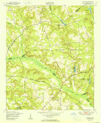 Avondale Georgia Historical topographic map, 1:24000 scale, 7.5 X 7.5 Minute, Year 1950