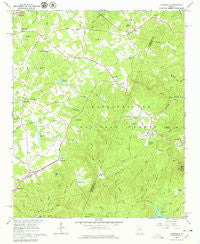 Ayersville Georgia Historical topographic map, 1:24000 scale, 7.5 X 7.5 Minute, Year 1964