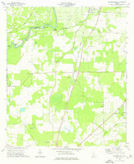 Baconton South Georgia Historical topographic map, 1:24000 scale, 7.5 X 7.5 Minute, Year 1974