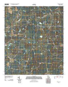 Baden Georgia Historical topographic map, 1:24000 scale, 7.5 X 7.5 Minute, Year 2011