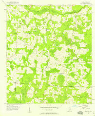 Baden Georgia Historical topographic map, 1:24000 scale, 7.5 X 7.5 Minute, Year 1956