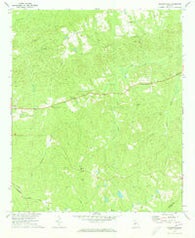 Baldwinville Georgia Historical topographic map, 1:24000 scale, 7.5 X 7.5 Minute, Year 1971