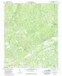 Ball Ground East Georgia Historical topographic map, 1:24000 scale, 7.5 X 7.5 Minute, Year 1973