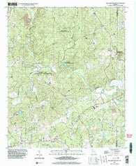 Ball Ground East Georgia Historical topographic map, 1:24000 scale, 7.5 X 7.5 Minute, Year 1999