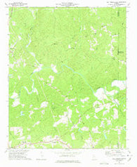 Ball Ground East Georgia Historical topographic map, 1:24000 scale, 7.5 X 7.5 Minute, Year 1973