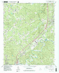 Ball Ground West Georgia Historical topographic map, 1:24000 scale, 7.5 X 7.5 Minute, Year 1997