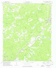 Ball Ground West Georgia Historical topographic map, 1:24000 scale, 7.5 X 7.5 Minute, Year 1973