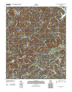 Ball Ground East Georgia Historical topographic map, 1:24000 scale, 7.5 X 7.5 Minute, Year 2011