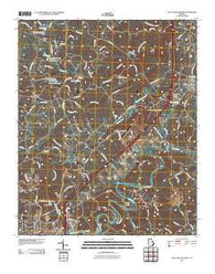 Ball Ground West Georgia Historical topographic map, 1:24000 scale, 7.5 X 7.5 Minute, Year 2011
