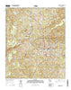 Barnesville Georgia Current topographic map, 1:24000 scale, 7.5 X 7.5 Minute, Year 2014