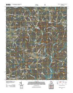 Barnett Shoals Georgia Historical topographic map, 1:24000 scale, 7.5 X 7.5 Minute, Year 2011