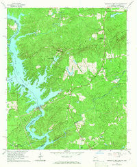 Bartletts Ferry Dam Georgia Historical topographic map, 1:24000 scale, 7.5 X 7.5 Minute, Year 1965