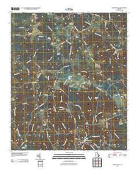 Bastonville Georgia Historical topographic map, 1:24000 scale, 7.5 X 7.5 Minute, Year 2011