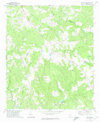 Bastonville Georgia Historical topographic map, 1:24000 scale, 7.5 X 7.5 Minute, Year 1972