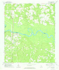 Baxley NE Georgia Historical topographic map, 1:24000 scale, 7.5 X 7.5 Minute, Year 1970