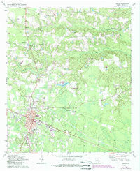 Baxley Georgia Historical topographic map, 1:24000 scale, 7.5 X 7.5 Minute, Year 1970