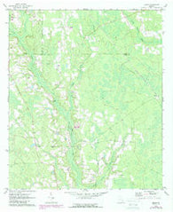 Beach Georgia Historical topographic map, 1:24000 scale, 7.5 X 7.5 Minute, Year 1971