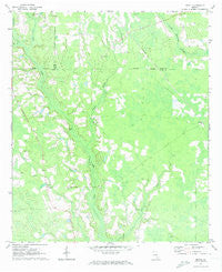 Beach Georgia Historical topographic map, 1:24000 scale, 7.5 X 7.5 Minute, Year 1971