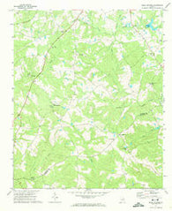 Beall Springs Georgia Historical topographic map, 1:24000 scale, 7.5 X 7.5 Minute, Year 1971