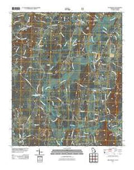 Beaverdale Georgia Historical topographic map, 1:24000 scale, 7.5 X 7.5 Minute, Year 2011