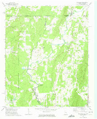 Beaverdale Georgia Historical topographic map, 1:24000 scale, 7.5 X 7.5 Minute, Year 1972