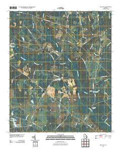 Bellevue Georgia Historical topographic map, 1:24000 scale, 7.5 X 7.5 Minute, Year 2011