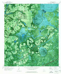 Bemiss Georgia Historical topographic map, 1:24000 scale, 7.5 X 7.5 Minute, Year 1971