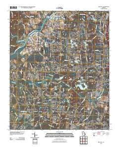 Ben Hill Georgia Historical topographic map, 1:24000 scale, 7.5 X 7.5 Minute, Year 2011