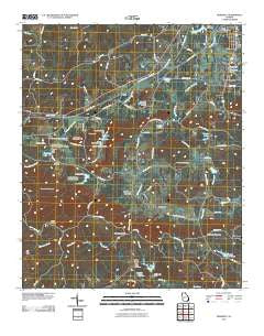 Benedict Georgia Historical topographic map, 1:24000 scale, 7.5 X 7.5 Minute, Year 2011