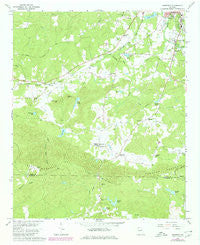 Benedict Georgia Historical topographic map, 1:24000 scale, 7.5 X 7.5 Minute, Year 1966