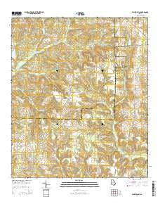 Benevolence Georgia Current topographic map, 1:24000 scale, 7.5 X 7.5 Minute, Year 2014