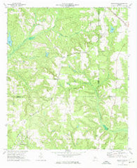 Benevolence Georgia Historical topographic map, 1:24000 scale, 7.5 X 7.5 Minute, Year 1972