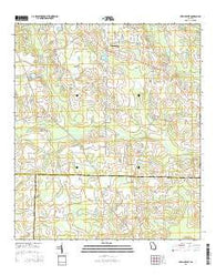 Berlin West Georgia Current topographic map, 1:24000 scale, 7.5 X 7.5 Minute, Year 2014