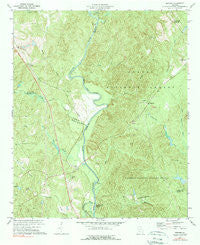 Berner Georgia Historical topographic map, 1:24000 scale, 7.5 X 7.5 Minute, Year 1973