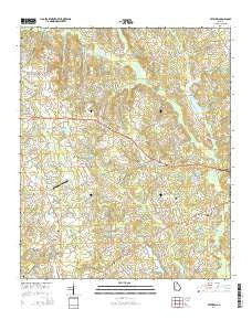 Between Georgia Current topographic map, 1:24000 scale, 7.5 X 7.5 Minute, Year 2014