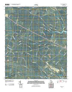Bladen Georgia Historical topographic map, 1:24000 scale, 7.5 X 7.5 Minute, Year 2011