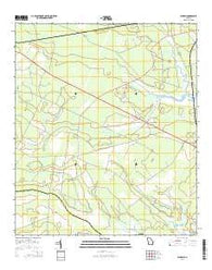 Bladen Georgia Current topographic map, 1:24000 scale, 7.5 X 7.5 Minute, Year 2014